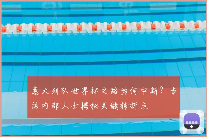 意大利队世界杯之路为何中断？专访内部人士揭秘关键转折点