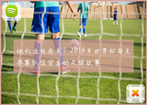 他们为何而来？2018年世界杯每支参赛队伍背后的足球故事