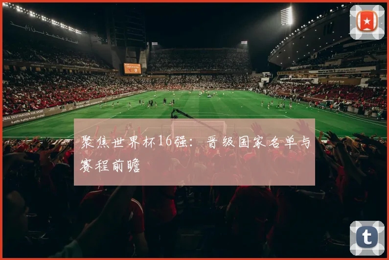 聚焦世界杯16强：晋级国家名单与赛程前瞻